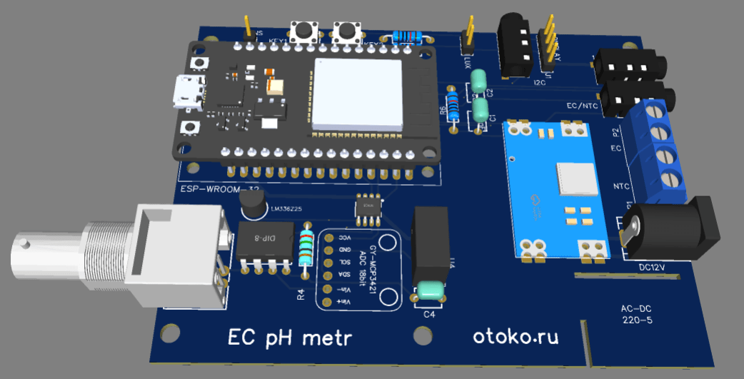 PCB  pH EC/TDS